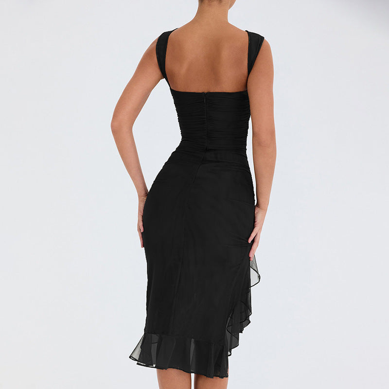 Ärmelloses Sommerkleid – Figurbetontes Partykleid für Club & Freizeit