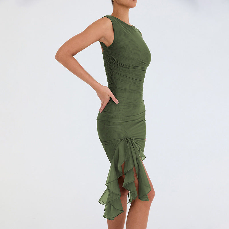 Ärmelloses Sommerkleid – Figurbetontes Partykleid für Club & Freizeit