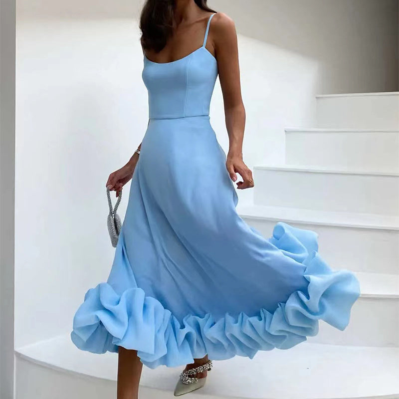 A-Linien-Kleid mit Trägern