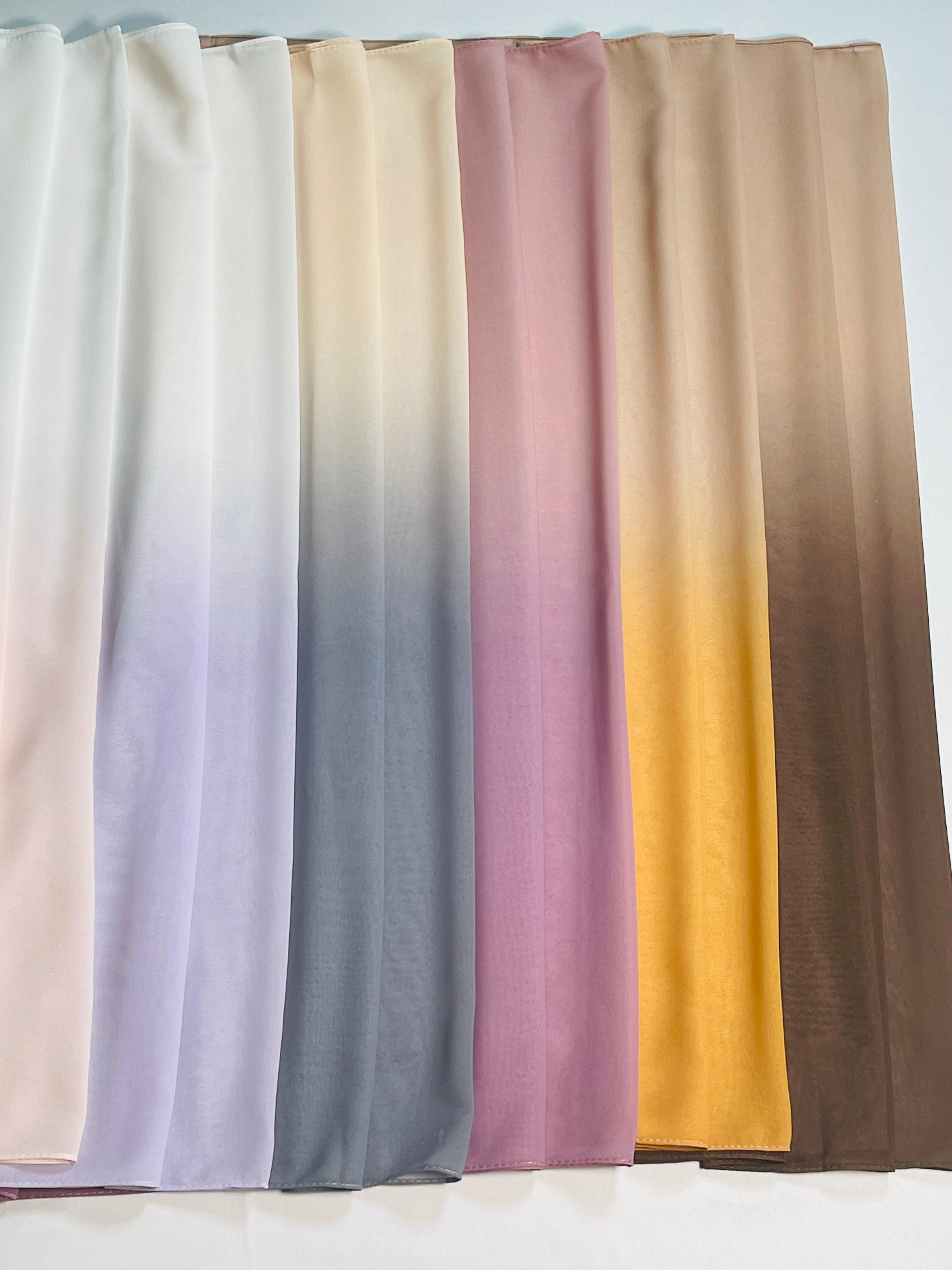 Ombre Farbe Chiffon Produkt 6