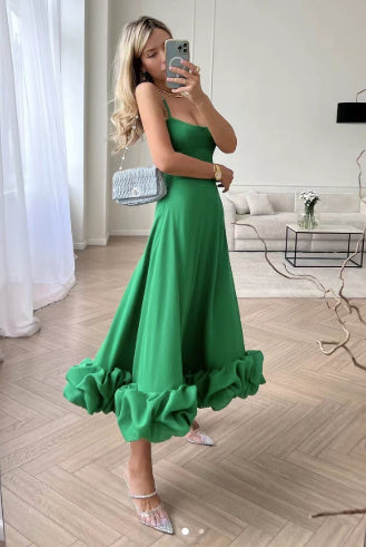 A-Linien-Kleid mit Trägern
