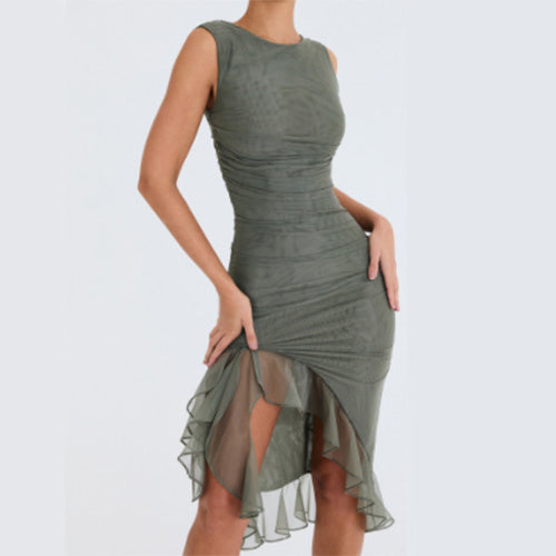 Ärmelloses Sommerkleid – Figurbetontes Partykleid für Club & Freizeit
