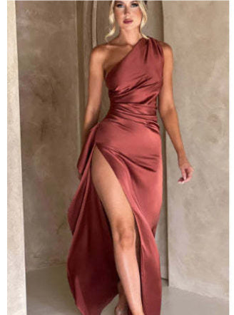 Satin Kleid