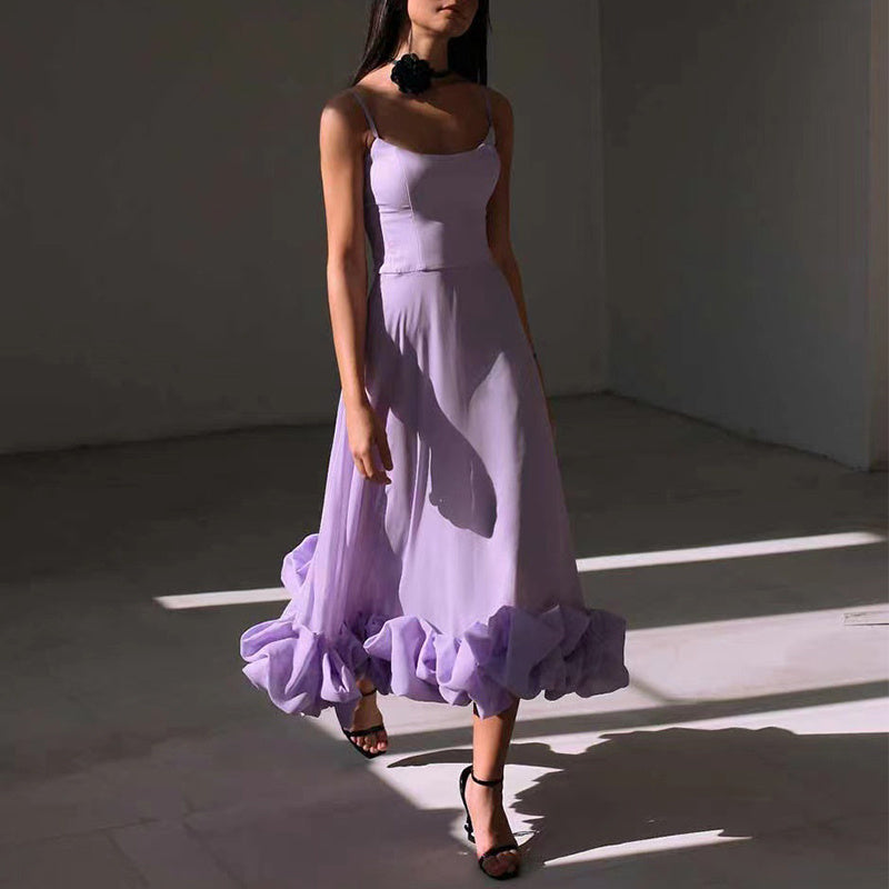 A-Linien-Kleid mit Trägern