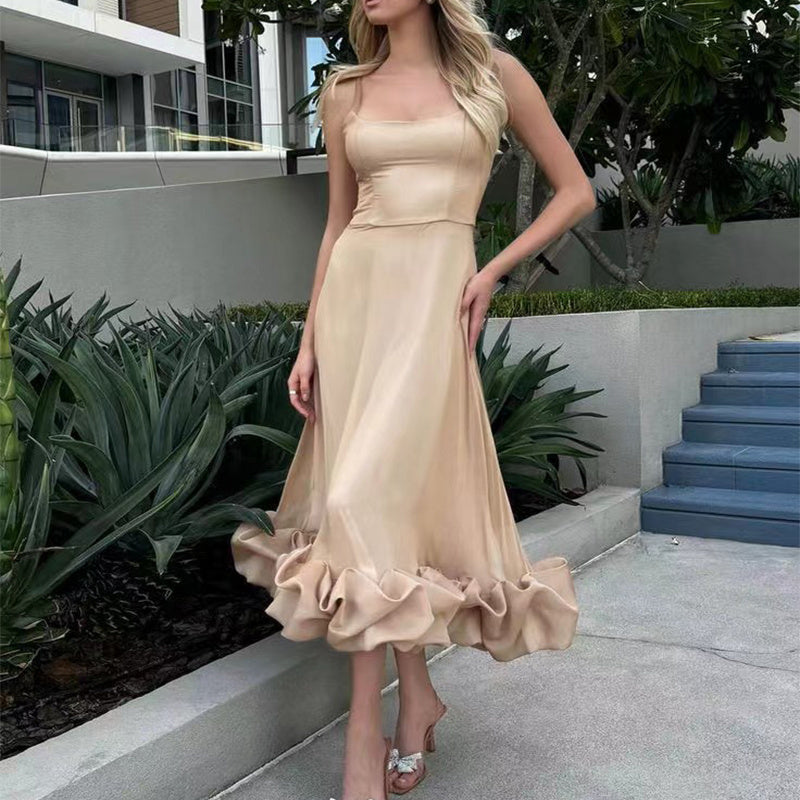 A-Linien-Kleid mit Trägern