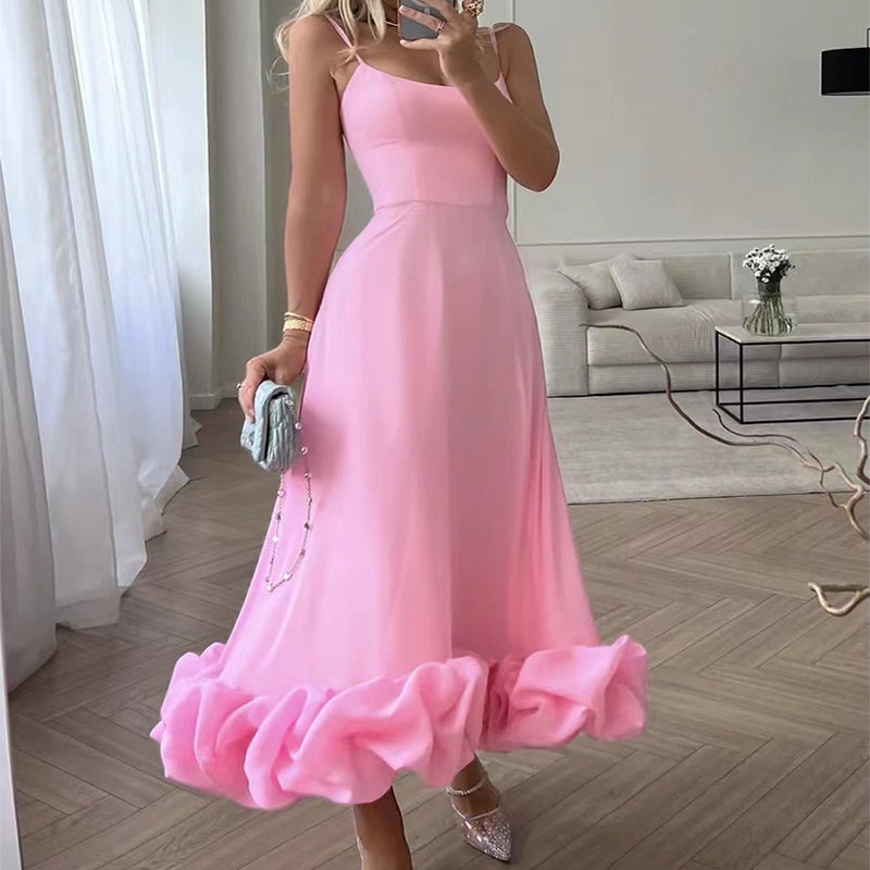 A-Linien-Kleid mit Trägern