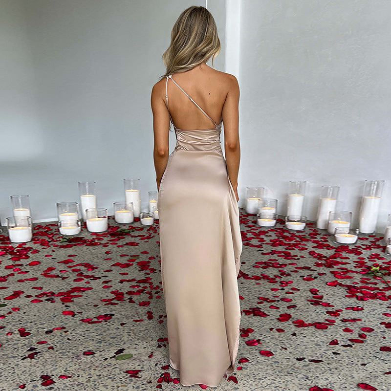 Satin Kleid