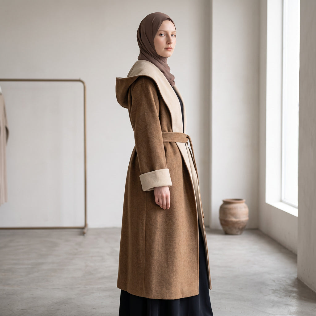 Aurelia Wool Wrap Coat