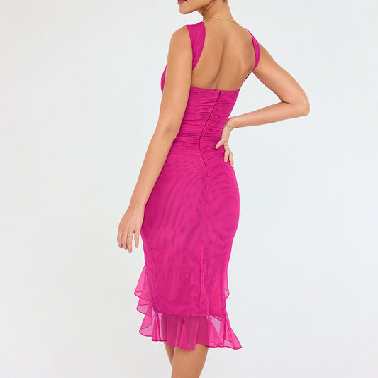 Ärmelloses Sommerkleid – Figurbetontes Partykleid für Club & Freizeit