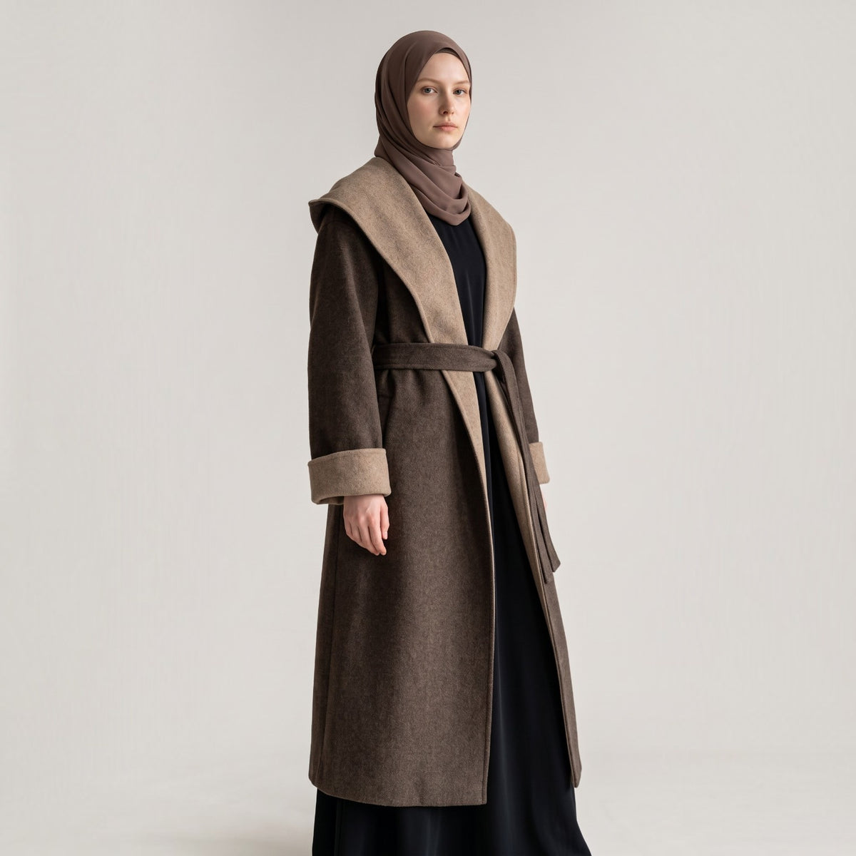 Aurelia Wool Wrap Coat