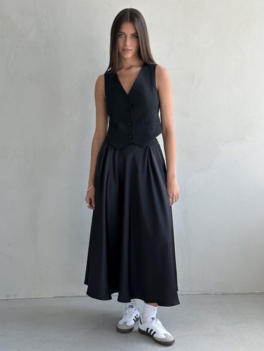Langer Satin Rock