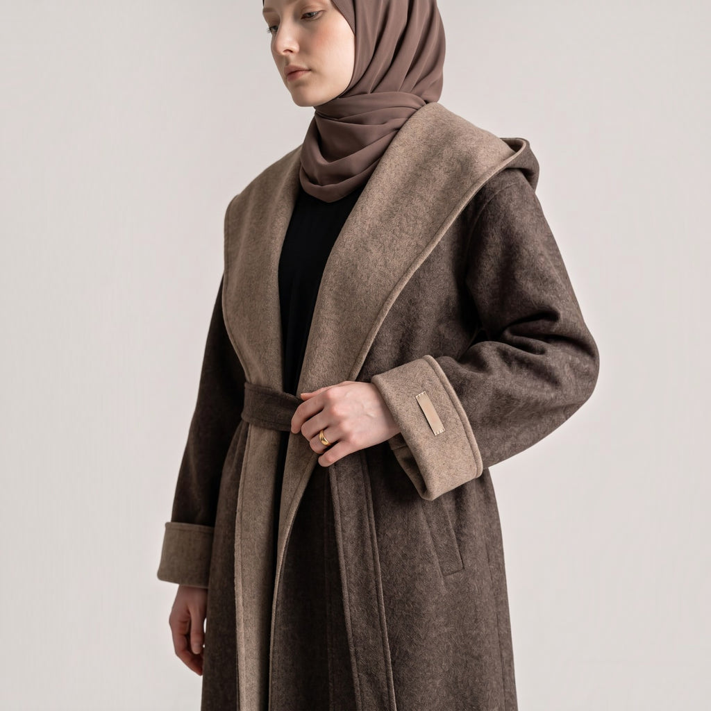 Aurelia Wool Wrap Coat